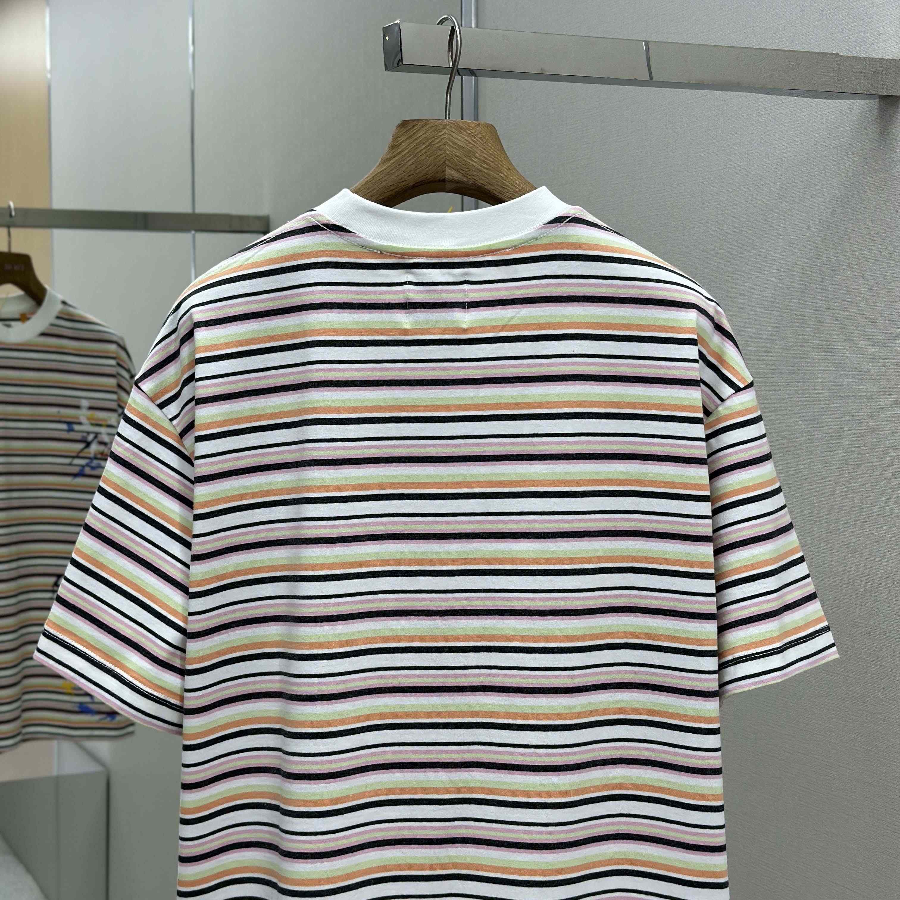 Gallery Dept.  Gallery Department Nelson Striped Short Sleeve Tee Shirt - EUR FASHION