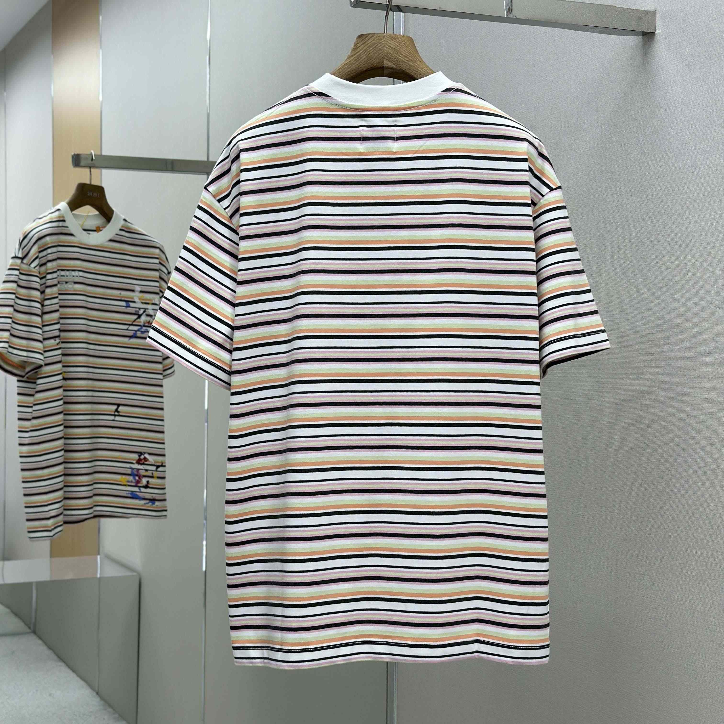Gallery Dept.  Gallery Department Nelson Striped Short Sleeve Tee Shirt - EUR FASHION