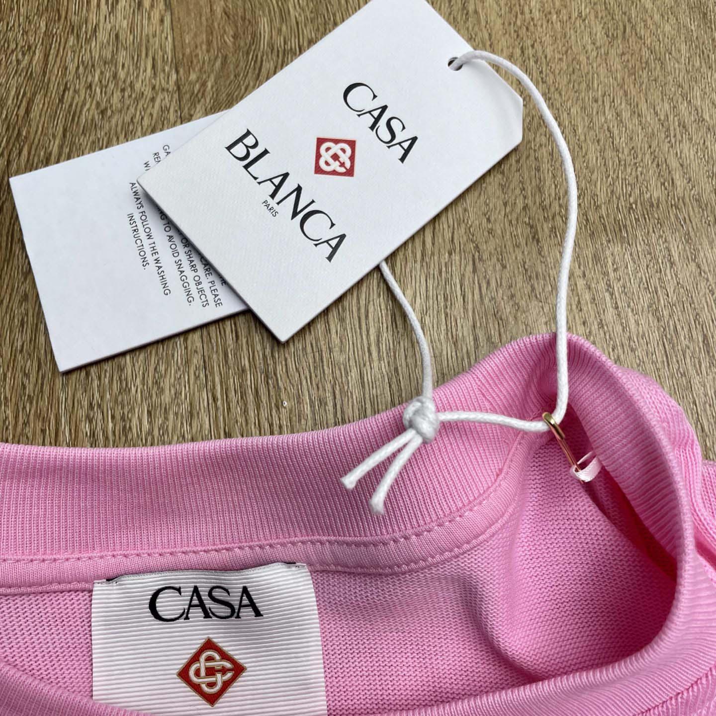 Casablanca Pink L'Arc Coloré T-Shirt    C1067 - EUR FASHION