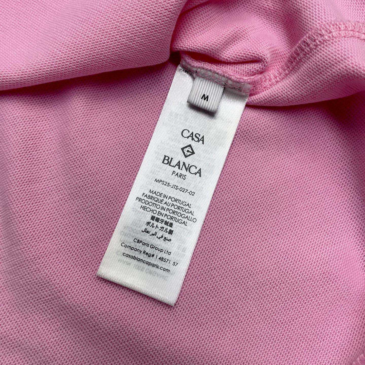 Casablanca Pink L'Arc Coloré T-Shirt    C1067 - EUR FASHION
