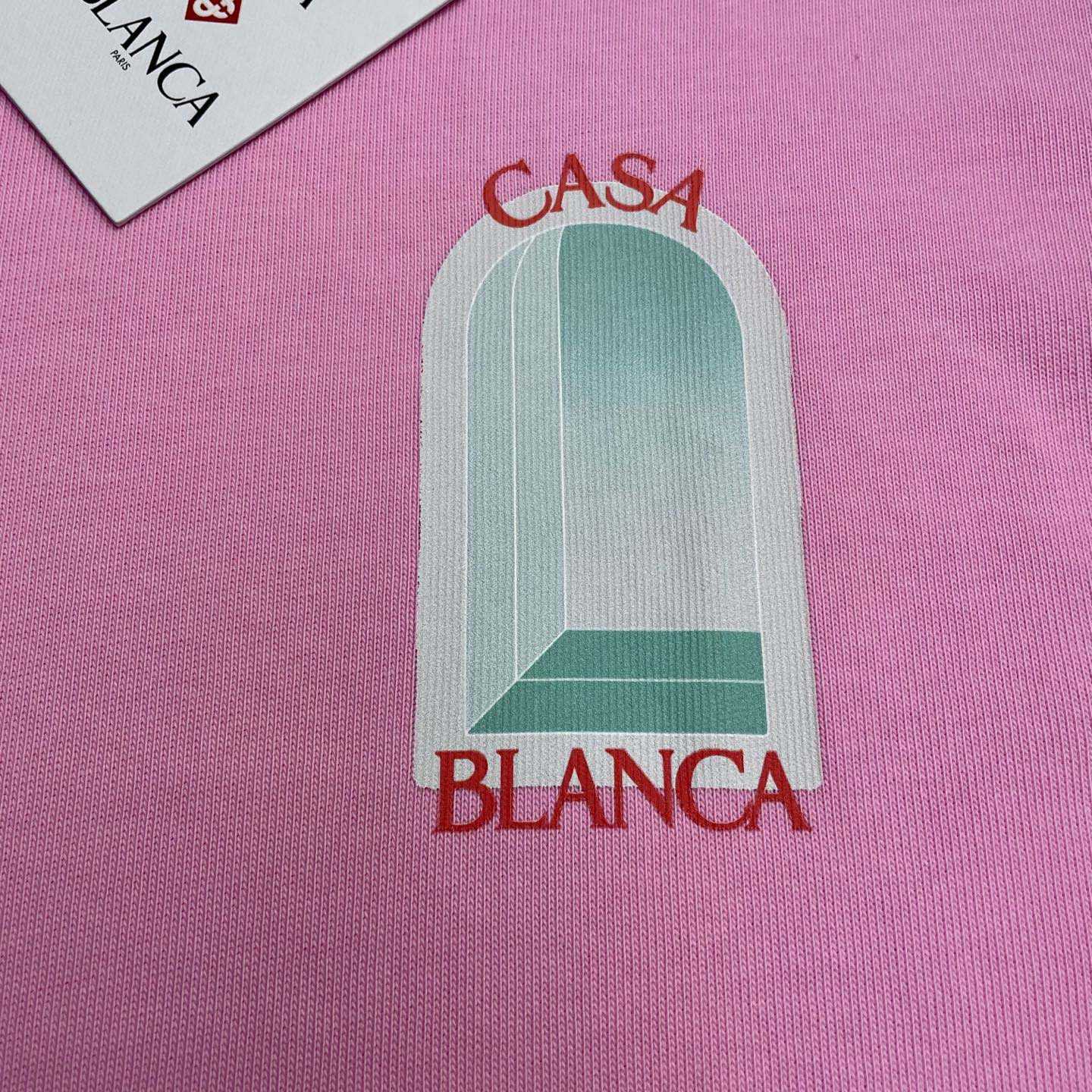 Casablanca Pink L'Arc Coloré T-Shirt    C1067 - EUR FASHION
