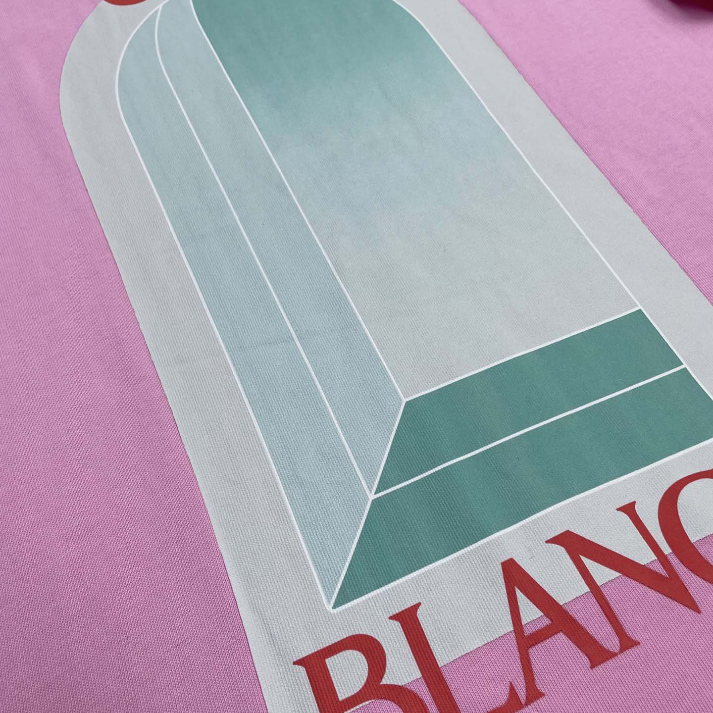 Casablanca Pink L'Arc Coloré T-Shirt    C1067 - EUR FASHION