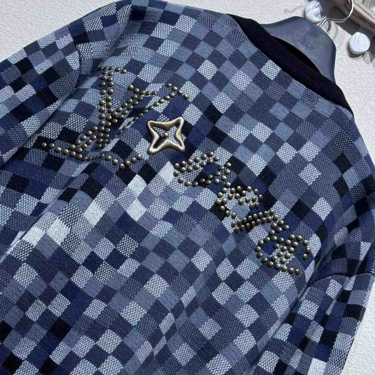Louis Vuitton LV Vers Damoflage Jacquard Pullover   1AGHTP - EUR FASHION