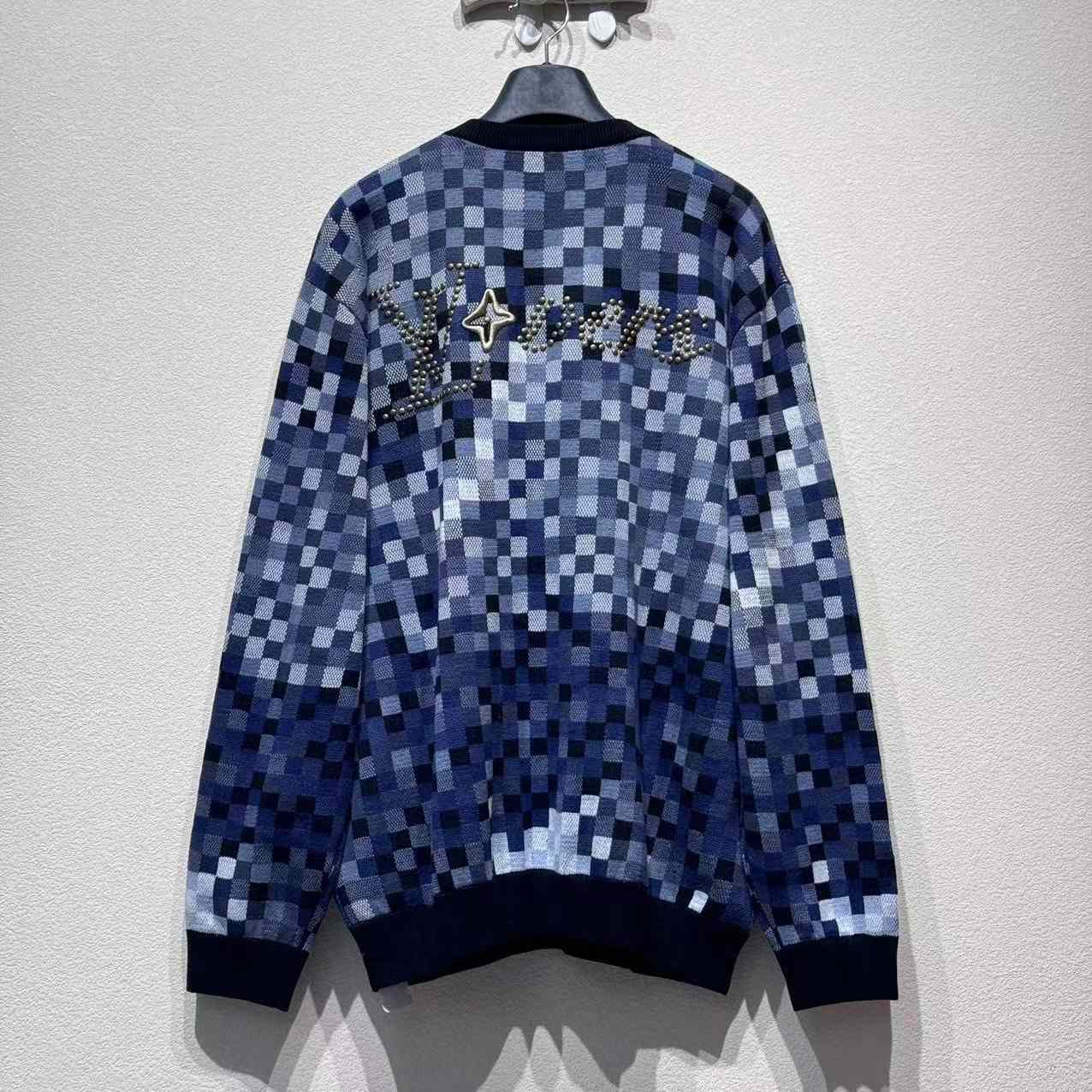 Louis Vuitton LV Vers Damoflage Jacquard Pullover   1AGHTP - EUR FASHION