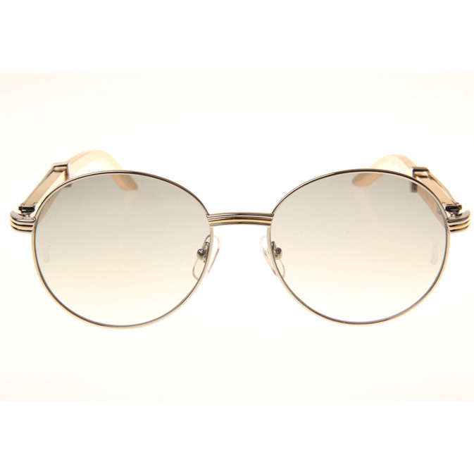 Cartier CT1990-0692 Gold Stainless Steel Sunglasses In Silver Grey - EUR FASHION