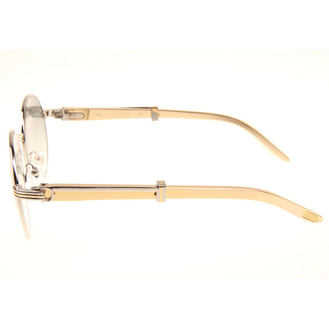 Cartier CT1990-0692 Gold Stainless Steel Sunglasses In Silver Grey - EUR FASHION