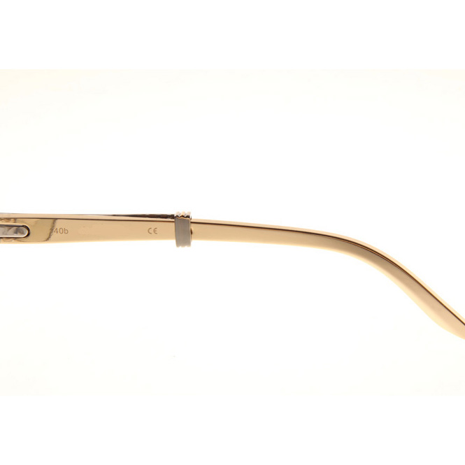 Cartier CT1990-0692 Gold Stainless Steel Sunglasses In Silver Grey - EUR FASHION