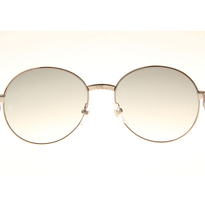 Cartier CT1990-0692 Gold Stainless Steel Sunglasses In Silver Grey - EUR FASHION