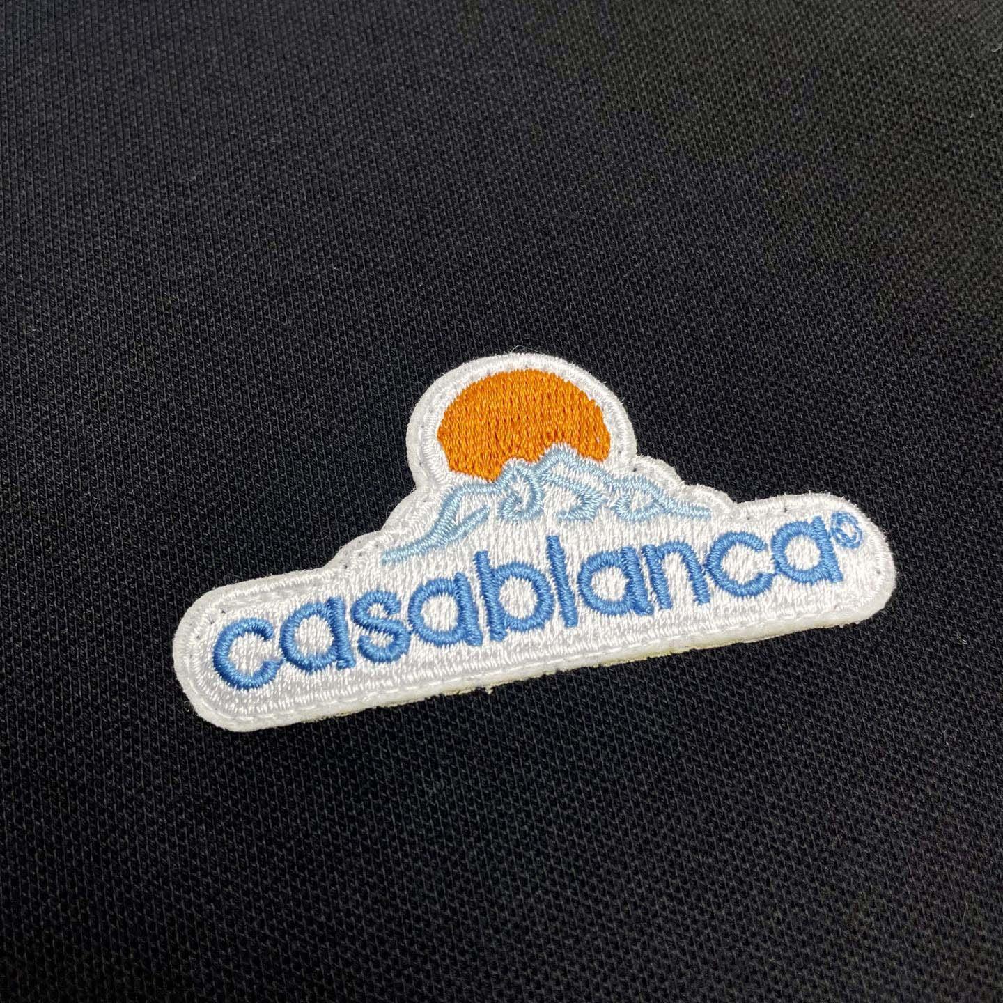 Casablanca Organic-cotton Polo Shirt   c1051 - EUR FASHION
