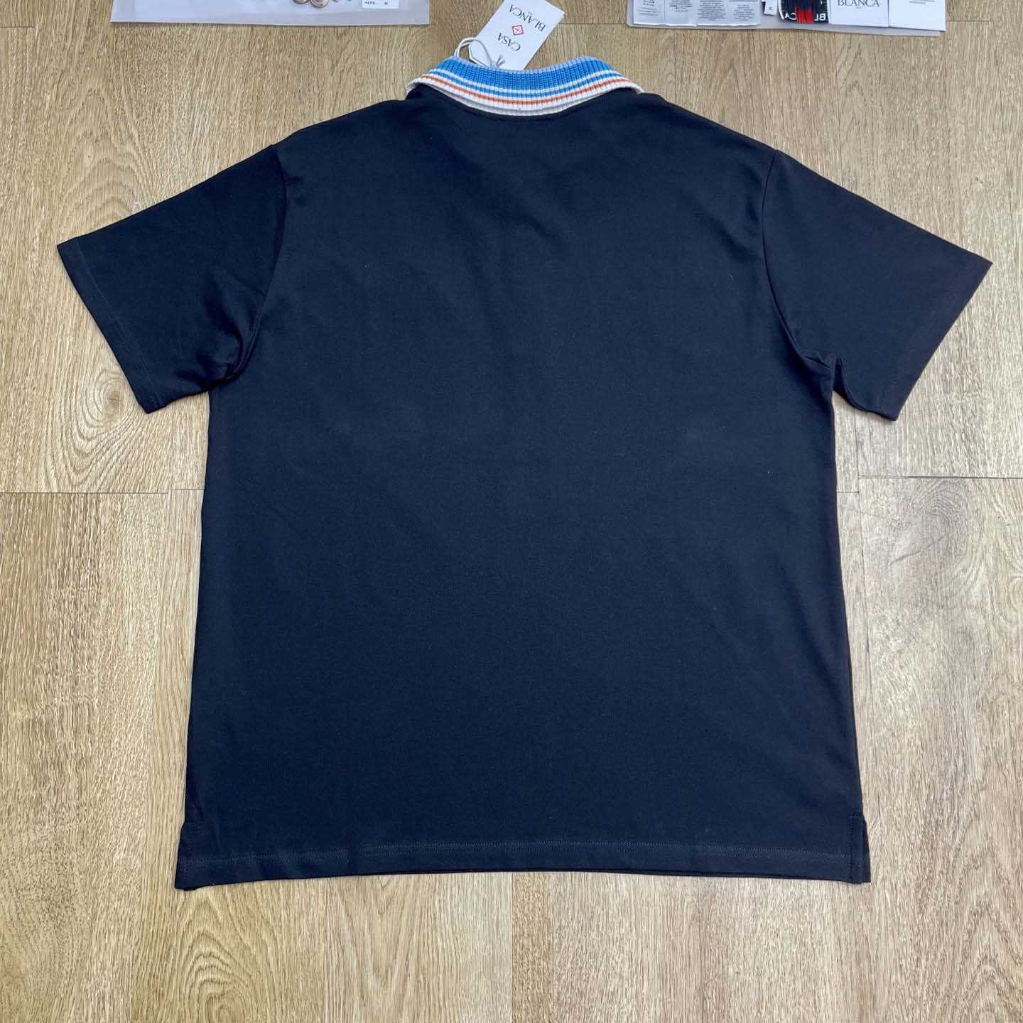 Casablanca Organic-cotton Polo Shirt   c1051 - EUR FASHION