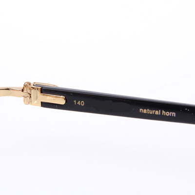 Cartier CT_3524012 Black Buffalo Eyeglasses In Gold - EUR FASHION