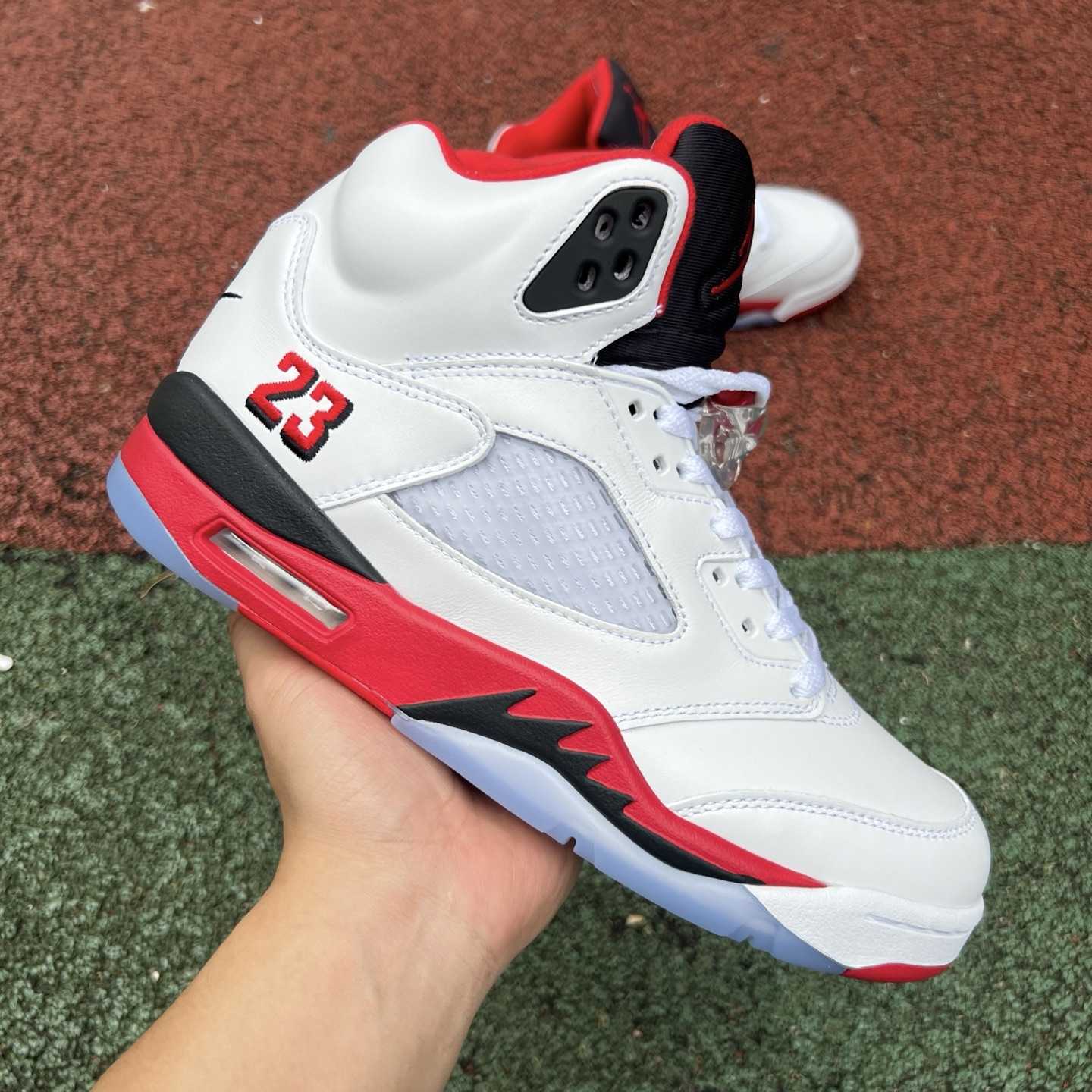 Air Jordan 5 “Fire Red Black Tongue” HQ7978-101 - EUR FASHION