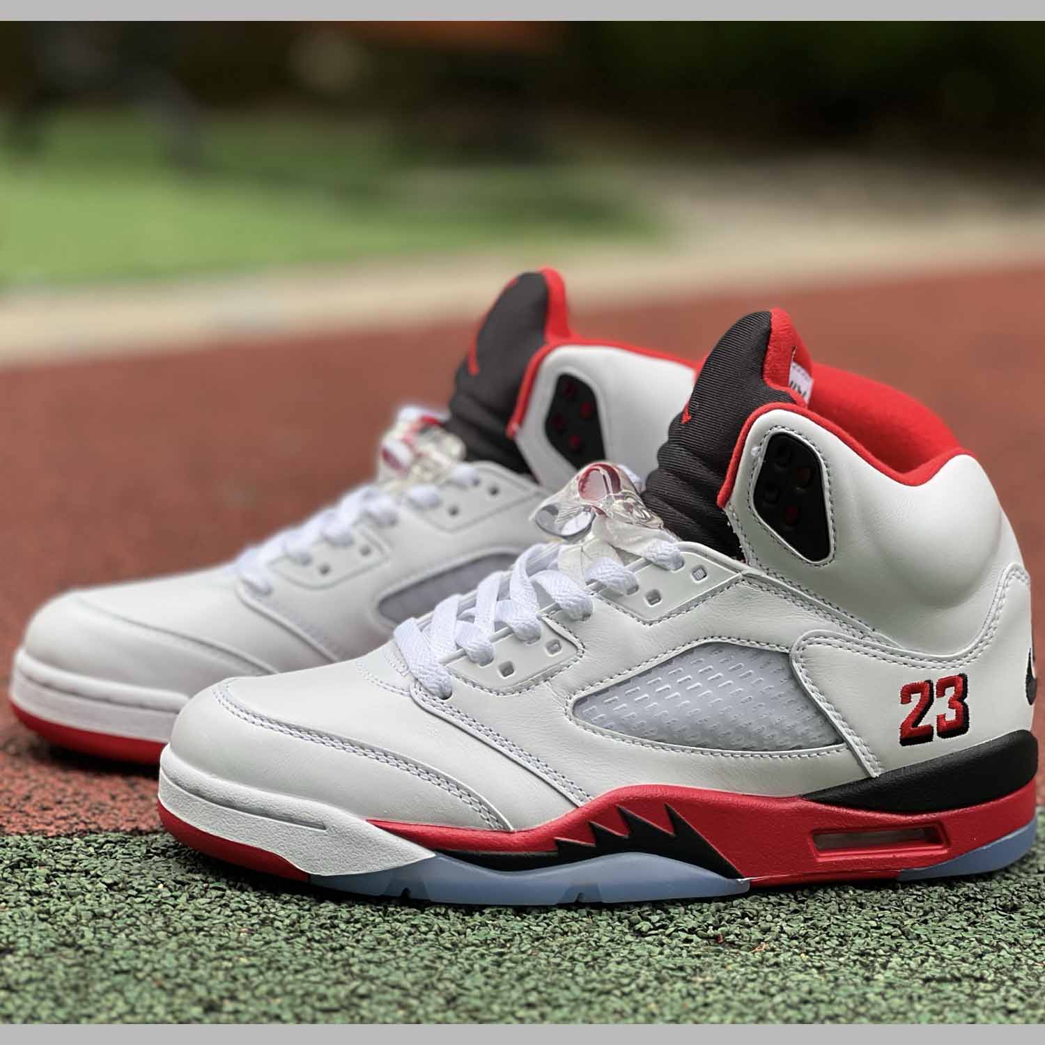 Air Jordan 5 “Fire Red Black Tongue” HQ7978-101 - EUR FASHION