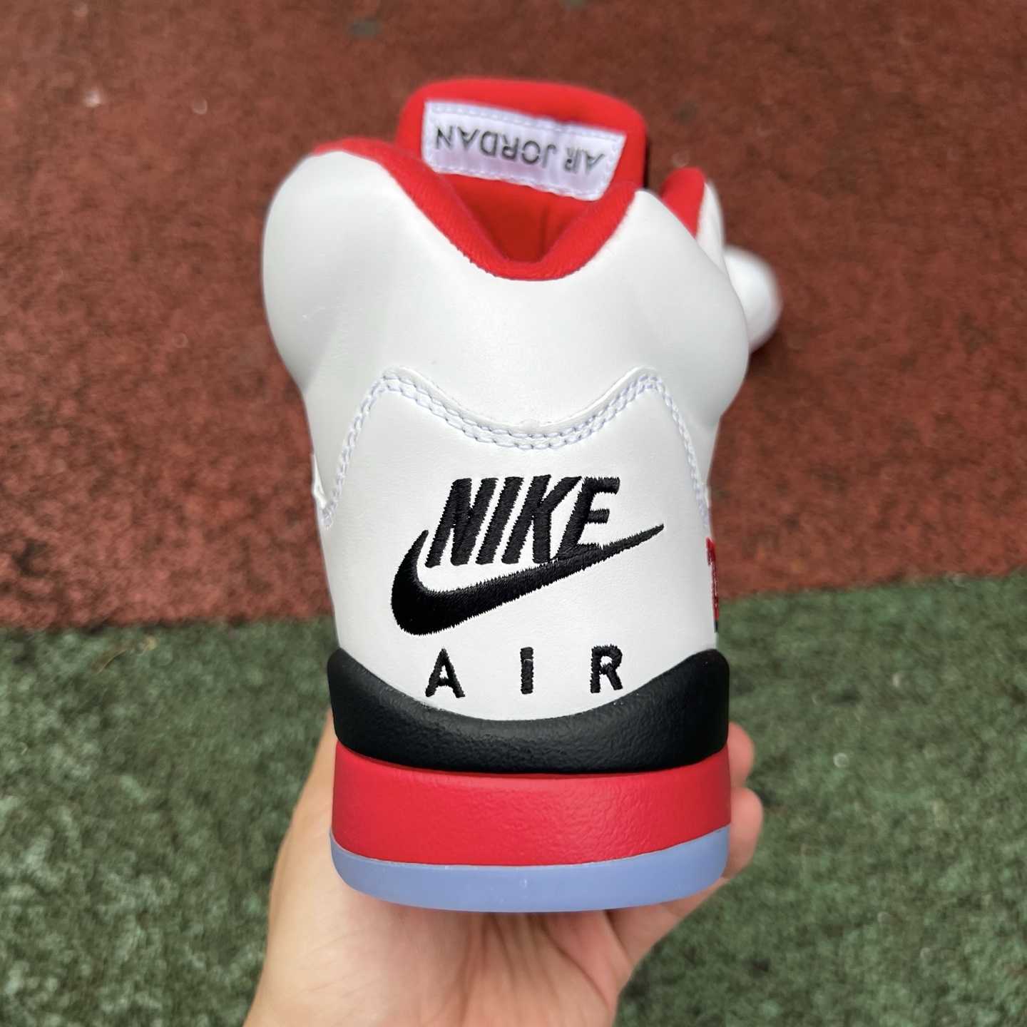 Air Jordan 5 “Fire Red Black Tongue” HQ7978-101 - EUR FASHION
