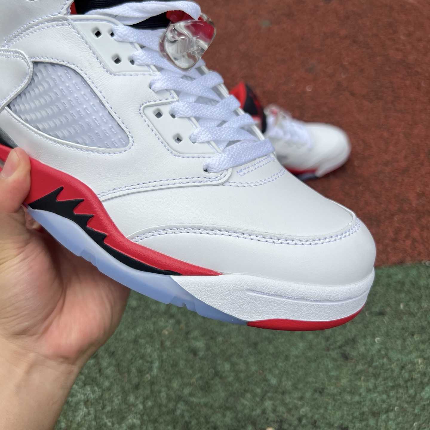 Air Jordan 5 “Fire Red Black Tongue” HQ7978-101 - EUR FASHION