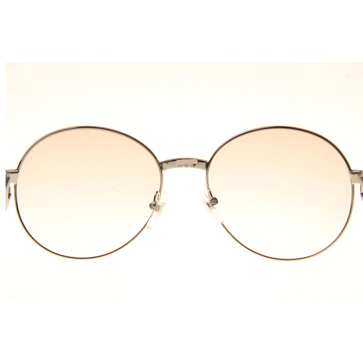 Cartier CT1990-0692 Black Buffalo Sunglasses In Silver Brown - EUR FASHION