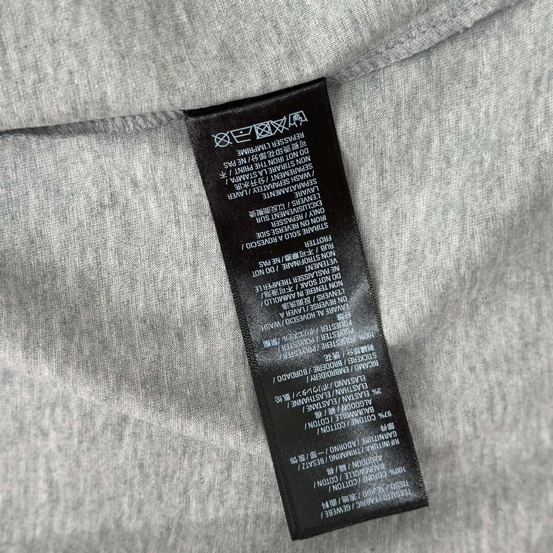 Balenciaga Taped Balenciaga Back T-Shirt Medium Fit in heather grey dry jersey - EUR FASHION