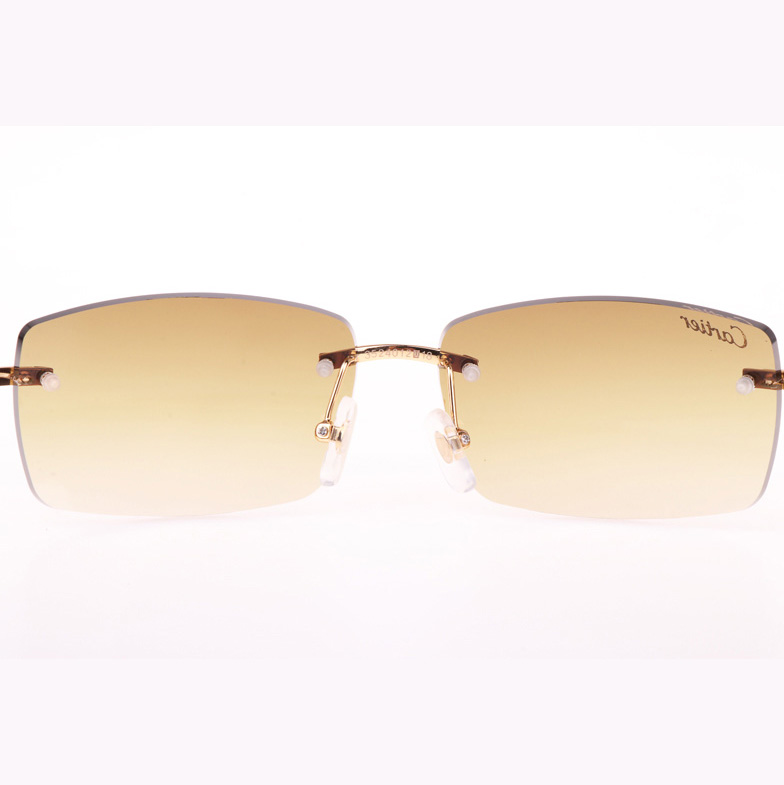 Cartier CT_3524012 Black Wood Sunglasses In Gold Brown - EUR FASHION