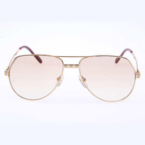 Cartier CT 1324912 Sunglasses In Gold Brown - EUR FASHION