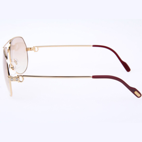Cartier CT 1324912 Sunglasses In Gold Brown - EUR FASHION