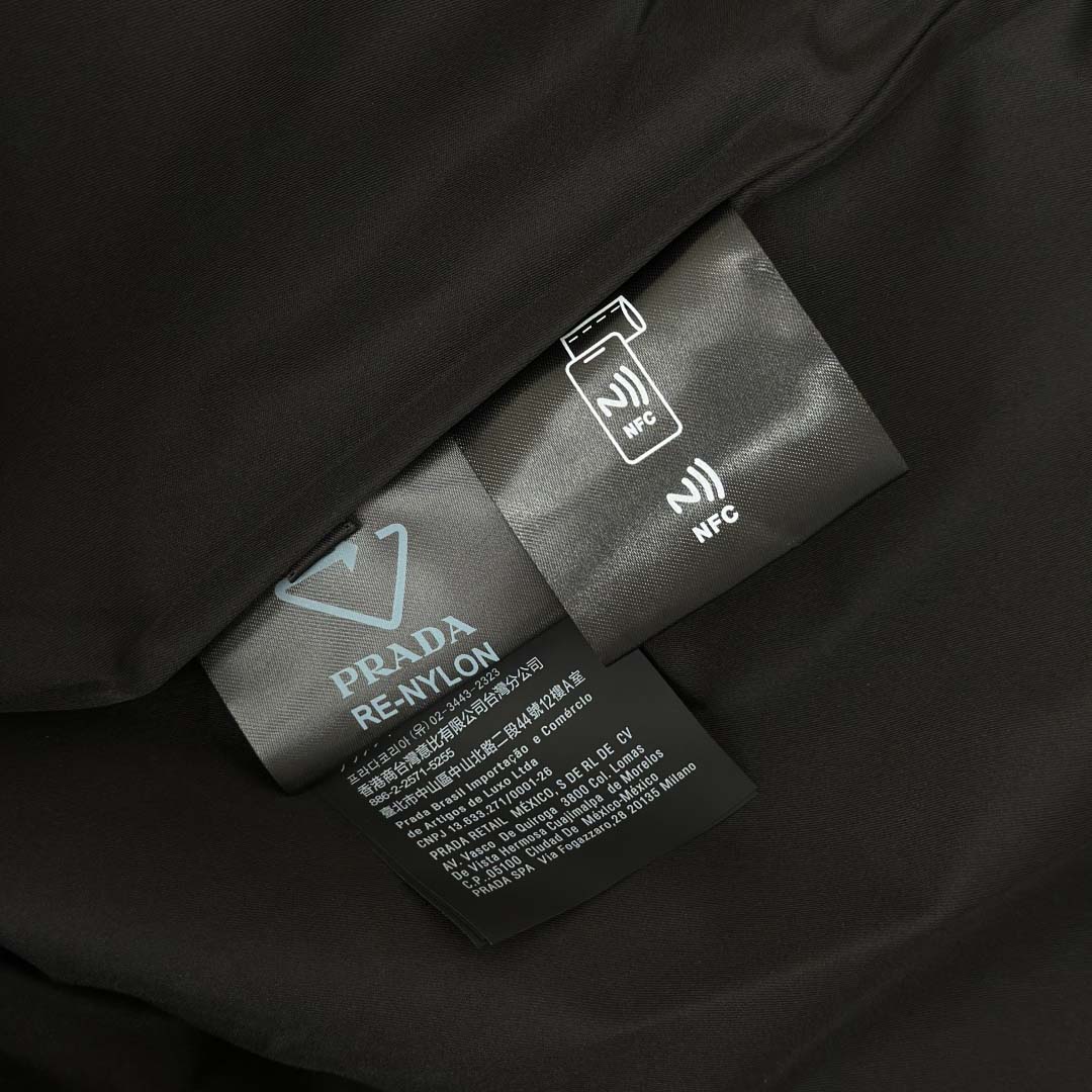 Prada Black Re-nylon Hooded Jacket - EUR FASHION