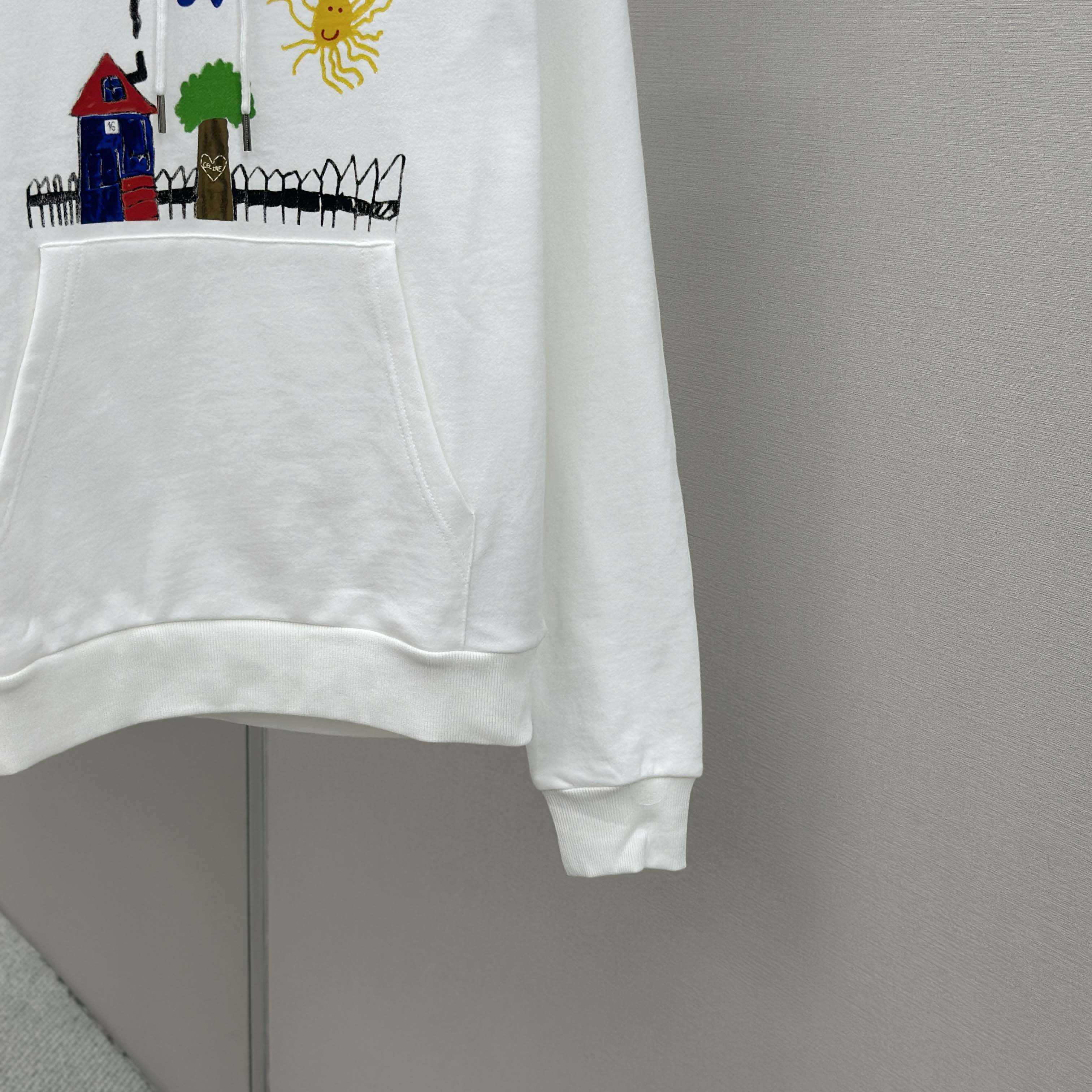 Celine 70'S Hoodie In Cotton Fleece - EUR FASHION