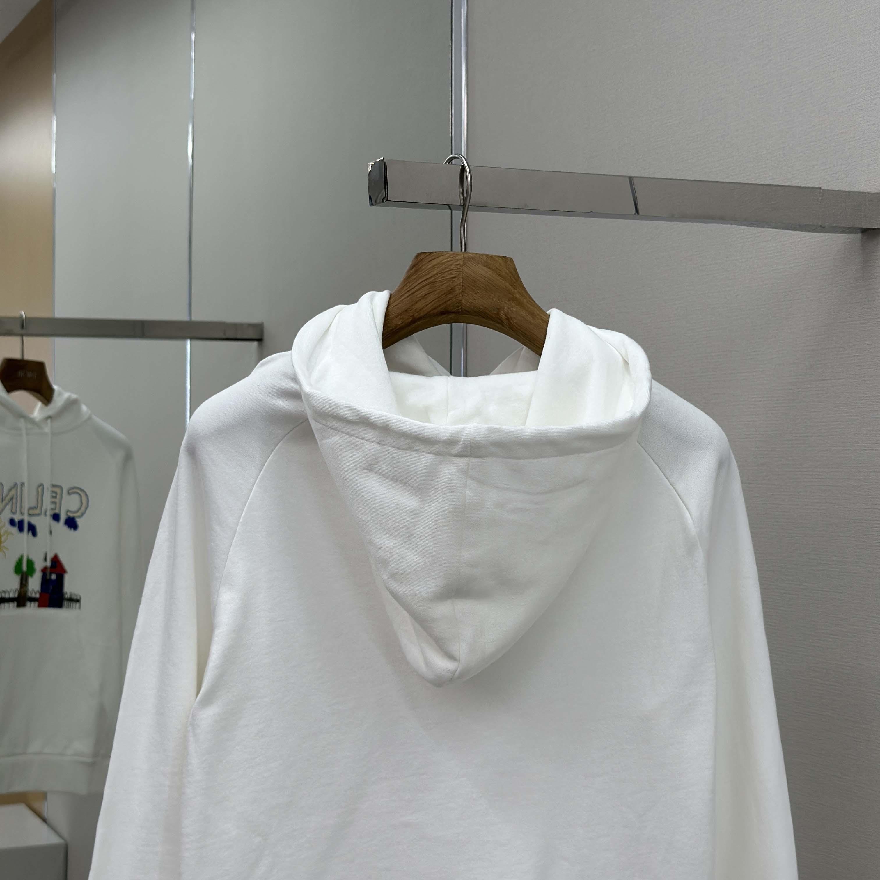 Celine 70'S Hoodie In Cotton Fleece - EUR FASHION