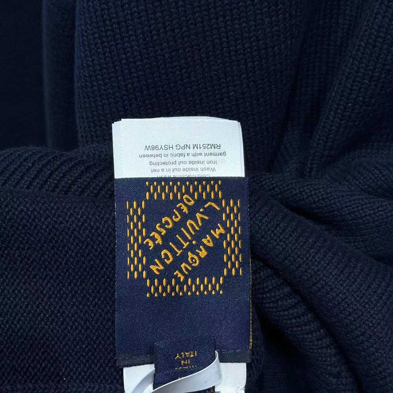Louis Vuitton Embroidered Cotton-Blend Crewneck - Luxury Blue - EUR FASHION