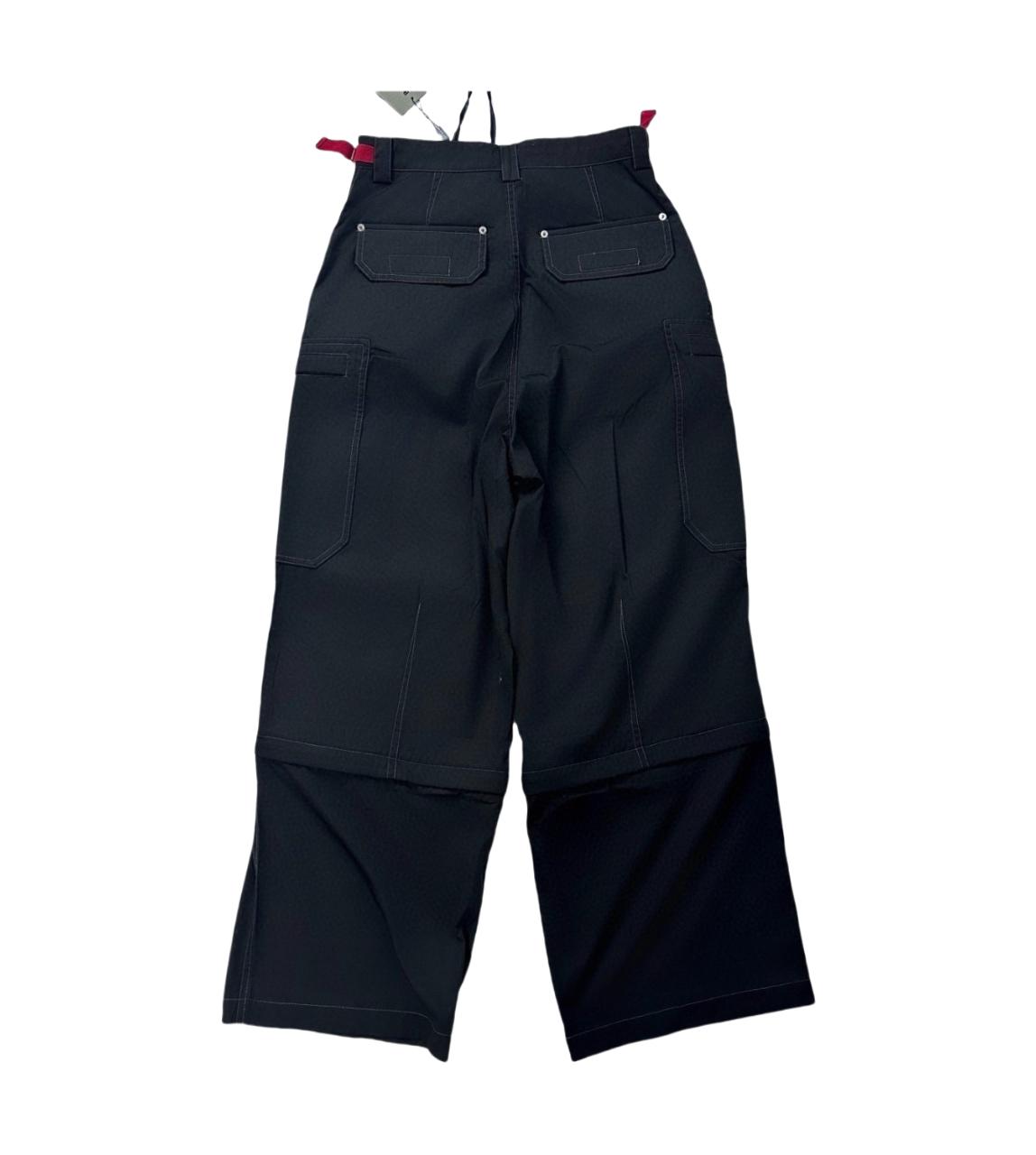 Balenciaga Utility Work Pants In Black Mixed Cotton Twill - EUR FASHION