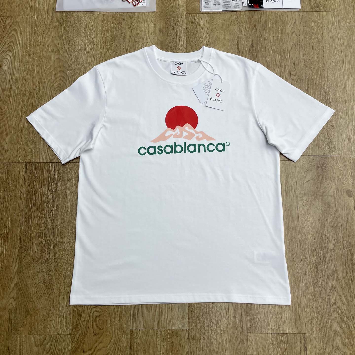 Casablanca Montagne Printed T-Shirt 'White'   C1034 - EUR FASHION