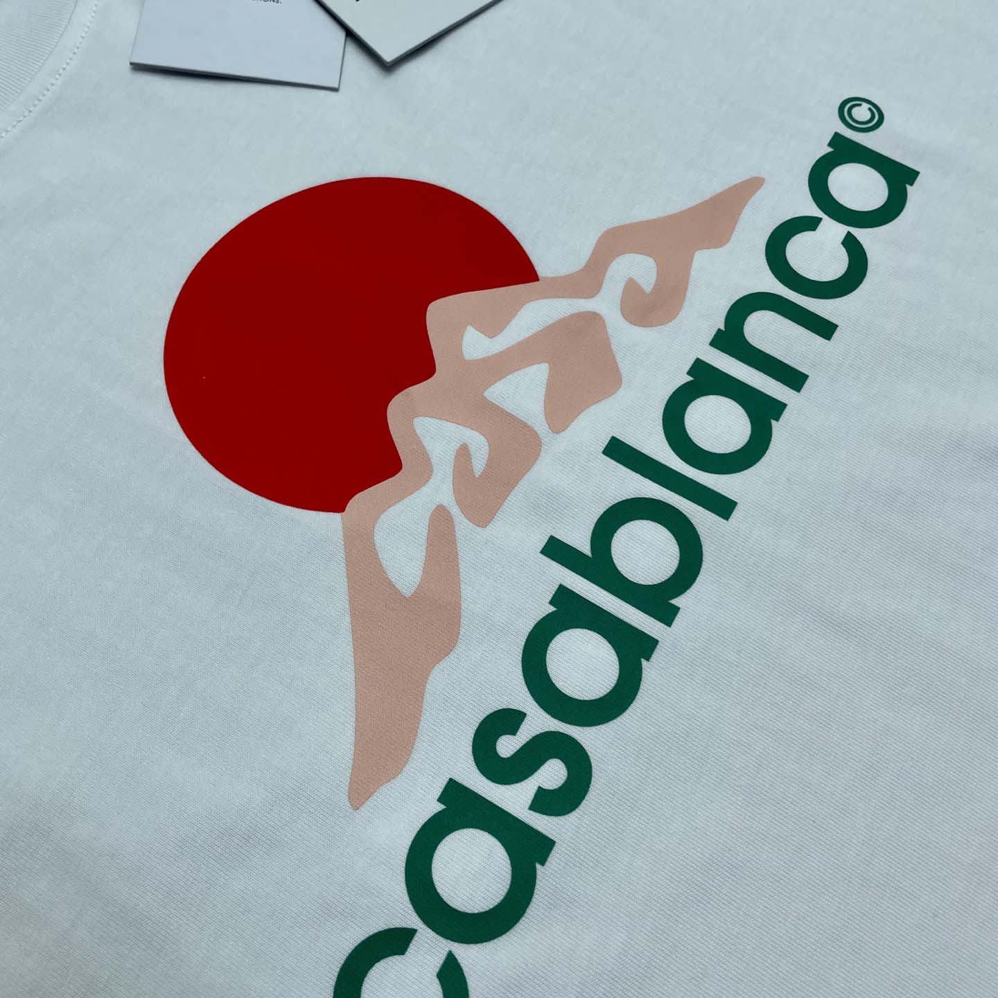 Casablanca Montagne Printed T-Shirt 'White'   C1034 - EUR FASHION