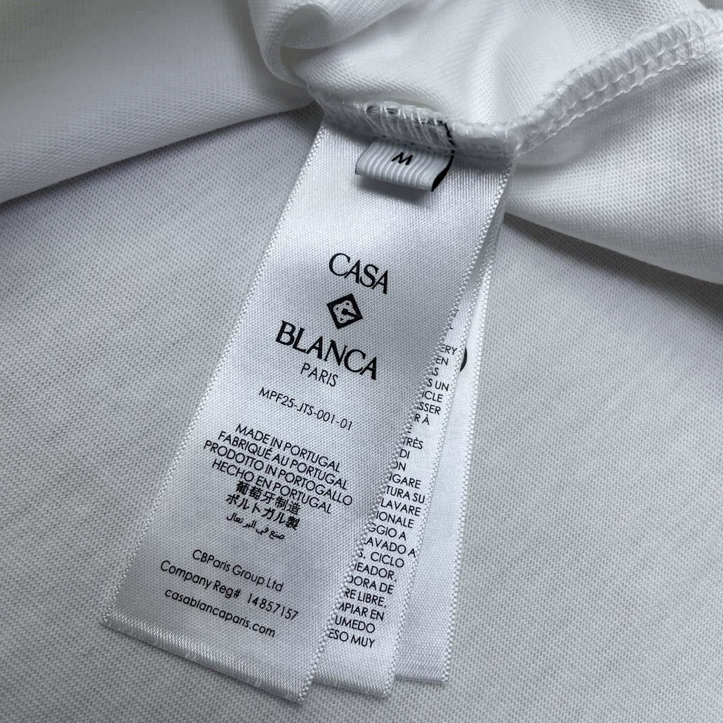 Casablanca Montagne Printed T-Shirt 'White'   C1034 - EUR FASHION