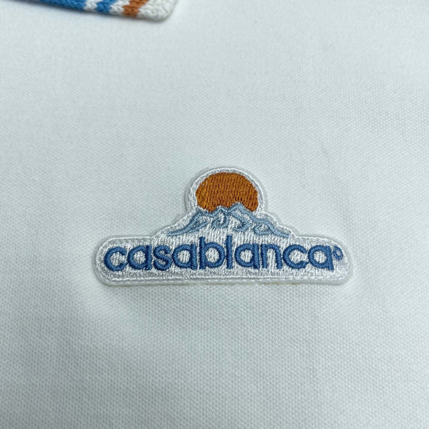 Casablanca Organic-cotton Polo Shirt   c1050 - EUR FASHION