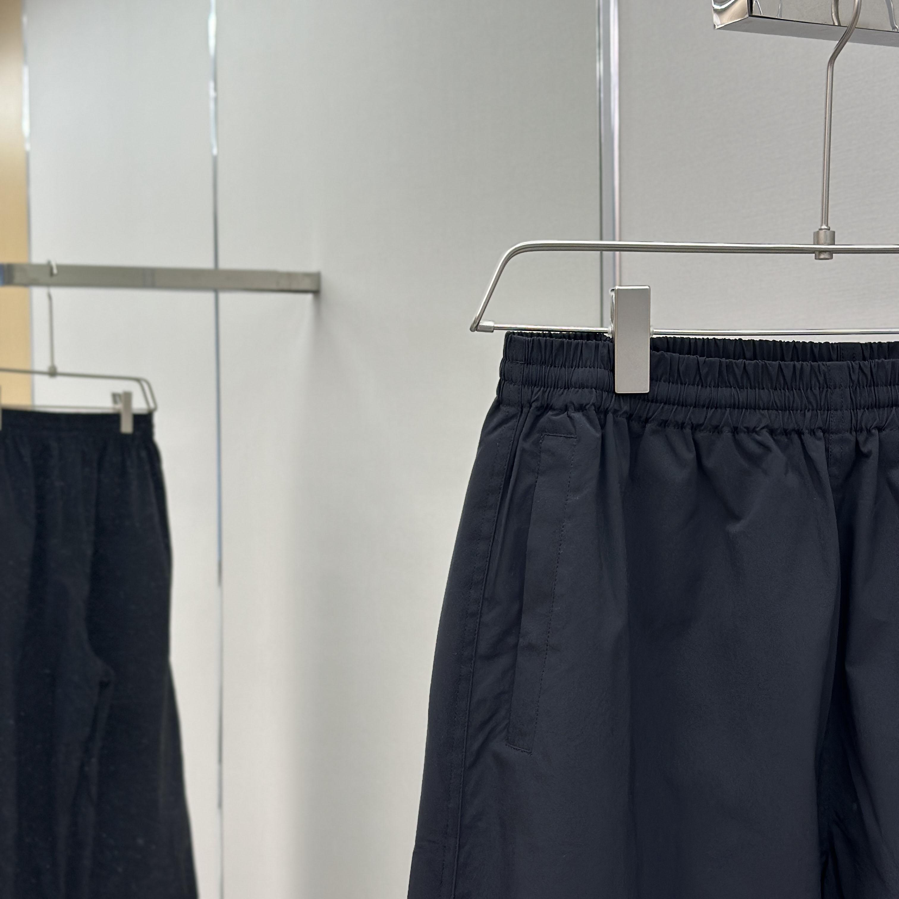 Balenciaga I Automobili Lamborghini Tracksuit Pants In Black Technical Fabric - EUR FASHION