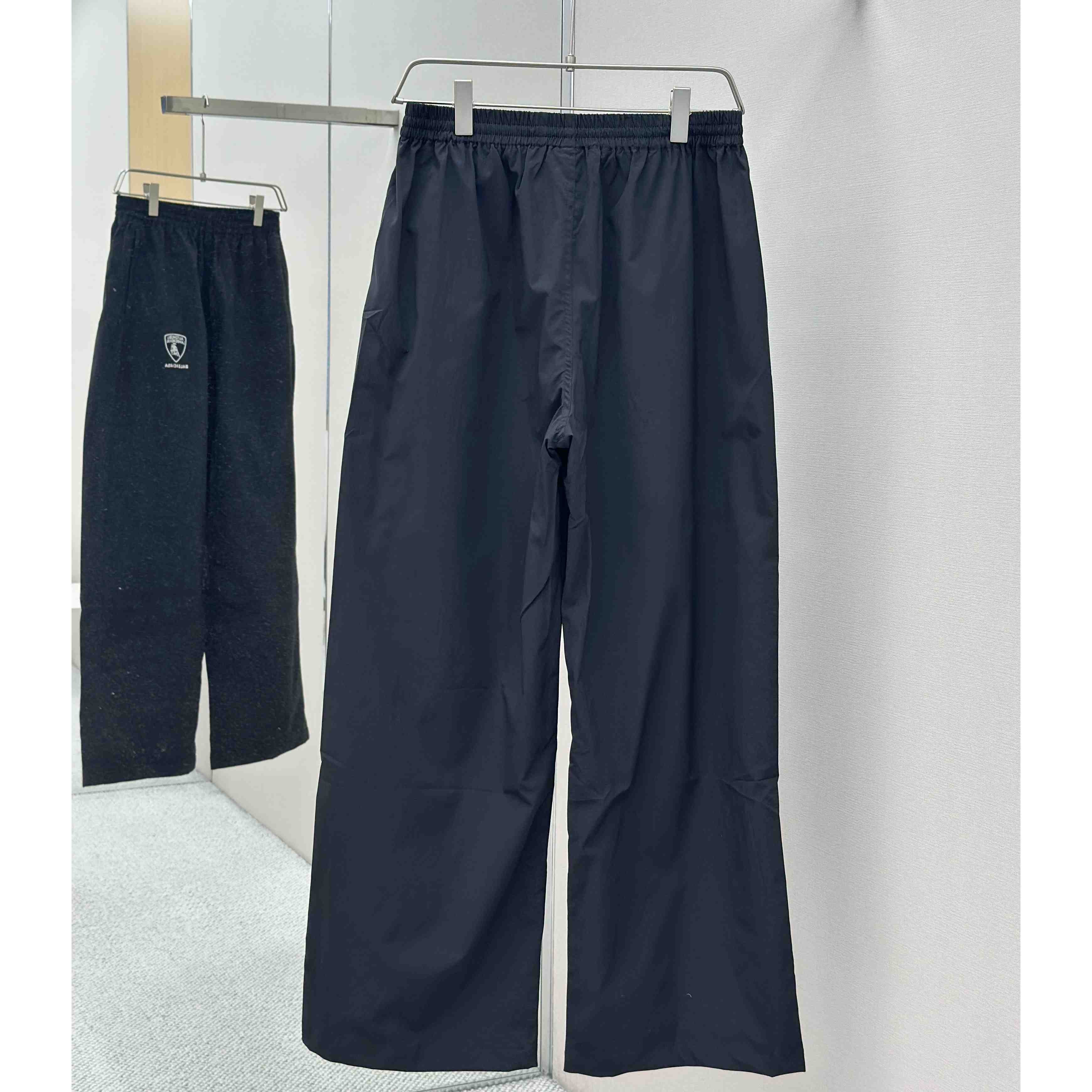 Balenciaga I Automobili Lamborghini Tracksuit Pants In Black Technical Fabric - EUR FASHION