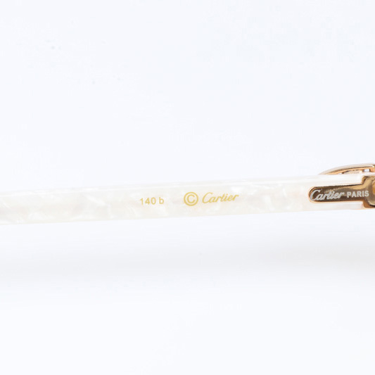 Cartier CT 3524012 Big Diamond Eyeglasses In Gold White - EUR FASHION