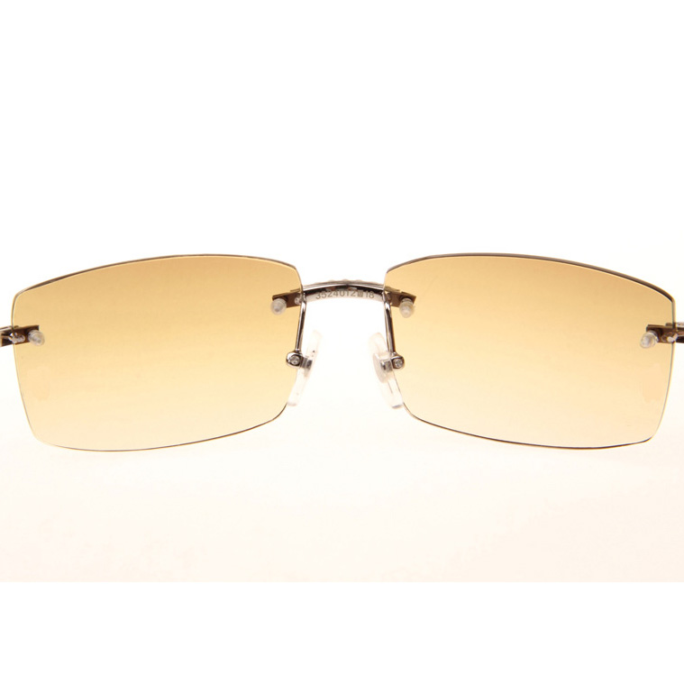 Cartier CT_3524012 Big Diamond Wood Sunglasses In Silver Brown - EUR FASHION