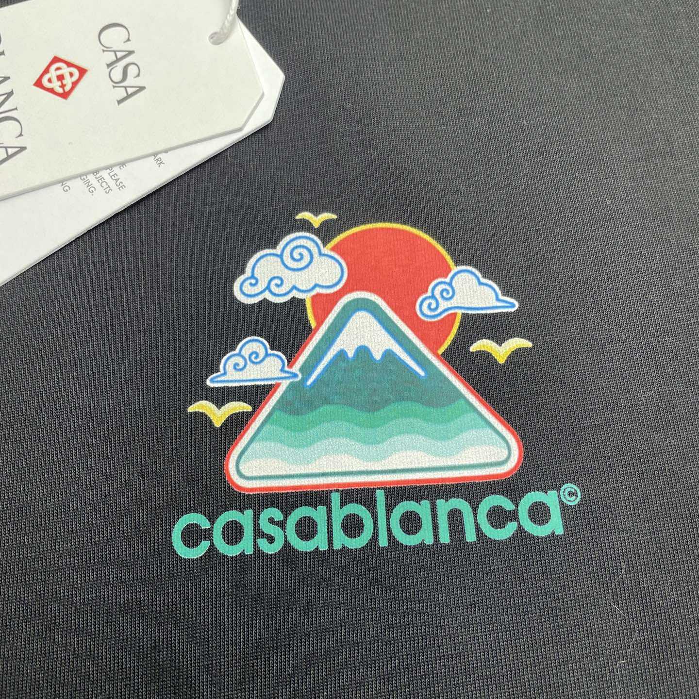 Casablanca Montagne Ondulee Short Sleeve T-shirt   C1037 - EUR FASHION