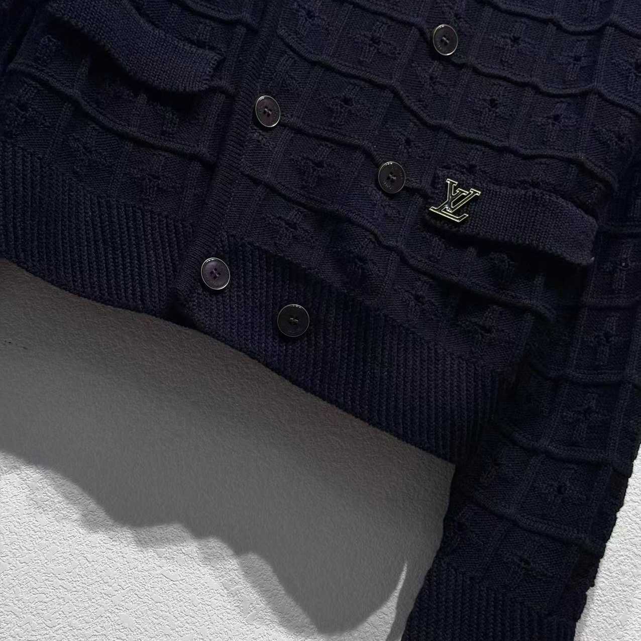 Louis Vuitton Double-Breasted Knit Jacket   1AHVNK - EUR FASHION