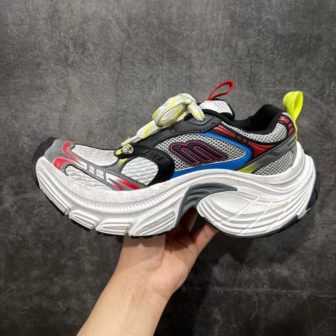 Balenciaga 6XL Sneaker In Black, White And Multicolor - EUR FASHION
