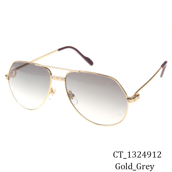 Cartier CT 1324912 Sunglasses In Gold Grey - EUR FASHION