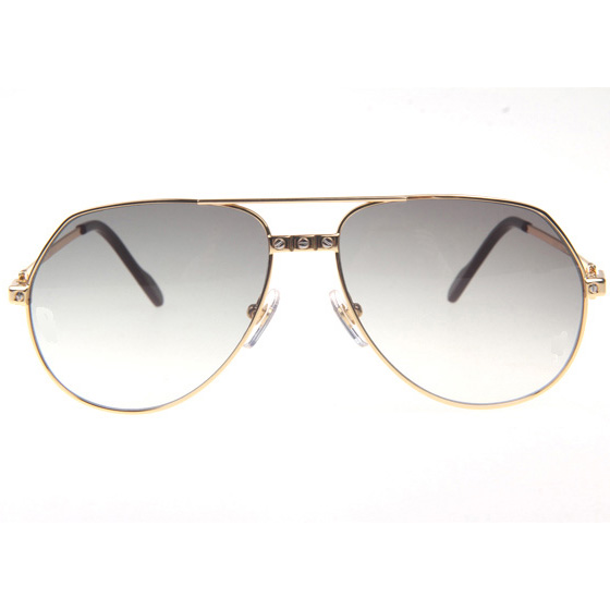 Cartier CT 1324912 Sunglasses In Gold Grey - EUR FASHION