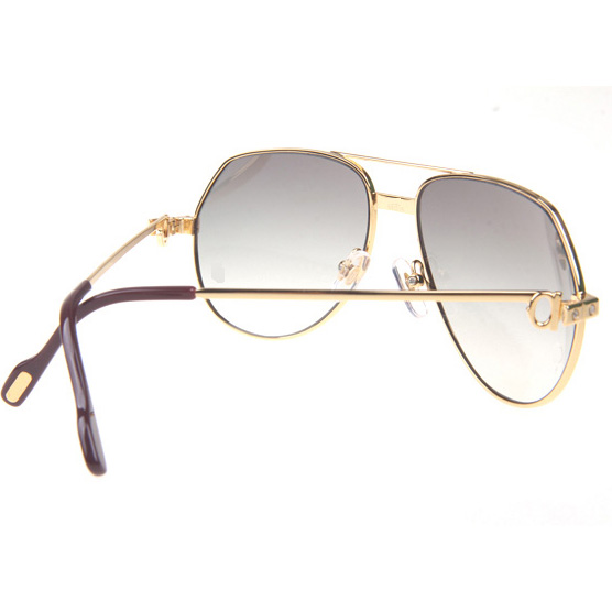 Cartier CT 1324912 Sunglasses In Gold Grey - EUR FASHION