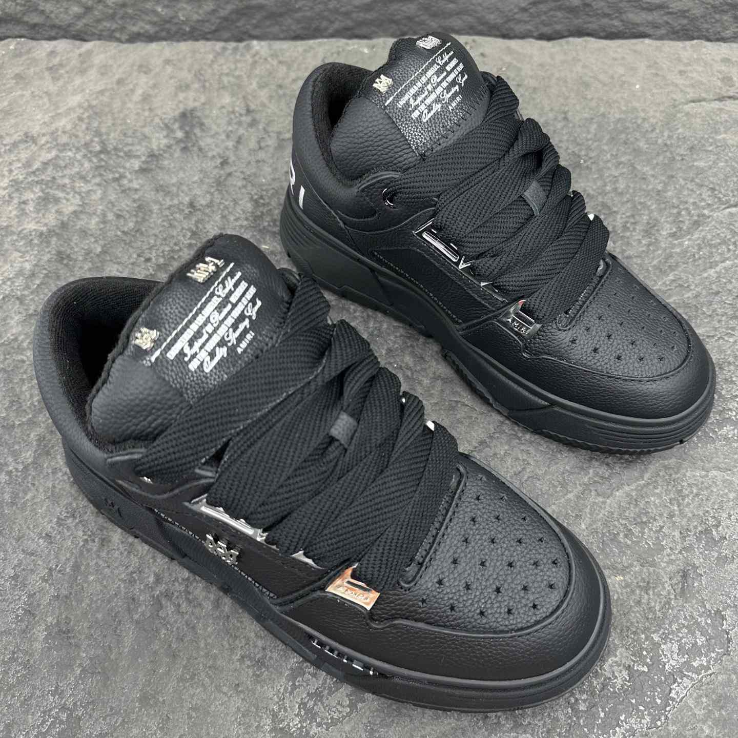 Amiri Crystal Skel-top Low Sneaker - EUR FASHION