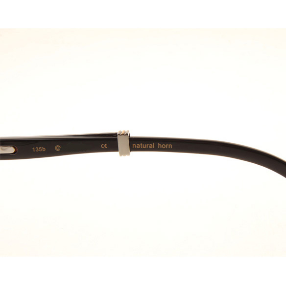 Cartier CT1990-0692 Black Buffalo Sunglasses In Silver Grey - EUR FASHION