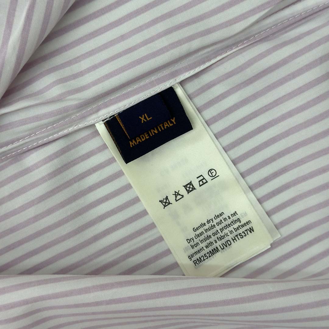 Louis Vuitton Monogram Striped Short-Sleeved Shirt   1AHVX7 - EUR FASHION