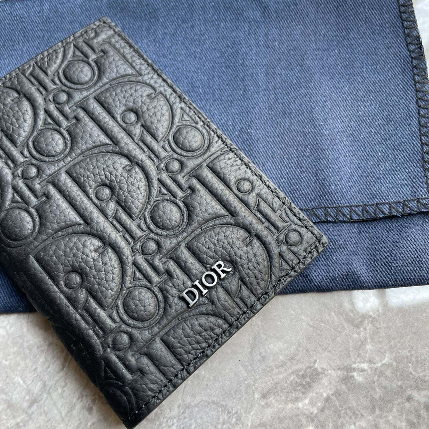 Dior Vertical Bifold Card Holder  - EUR FASHION