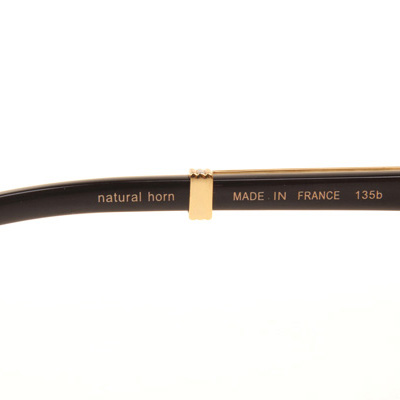Cartier CT_1116679 Diamond White Mix Black Buffalo Sunglasses In Gold Brown - EUR FASHION