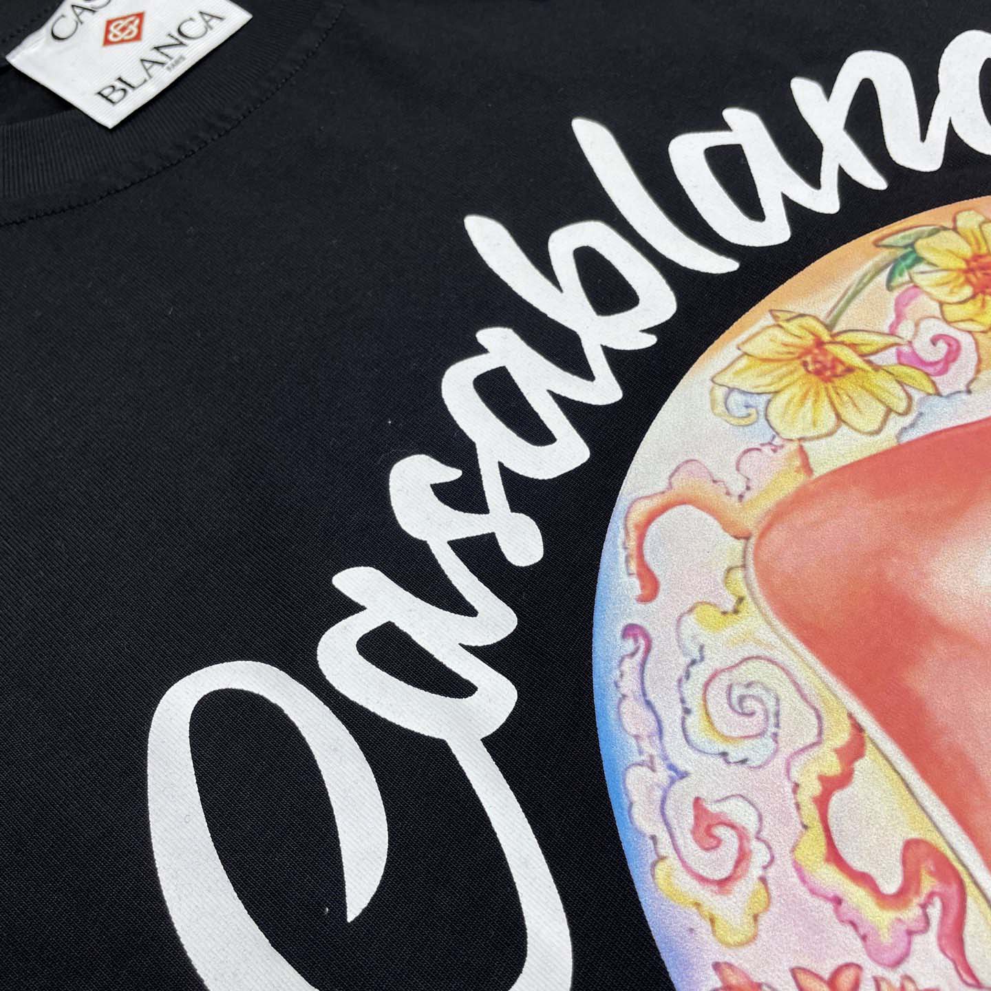 Casablanca Organic-cotton T-shirt - EUR FASHION