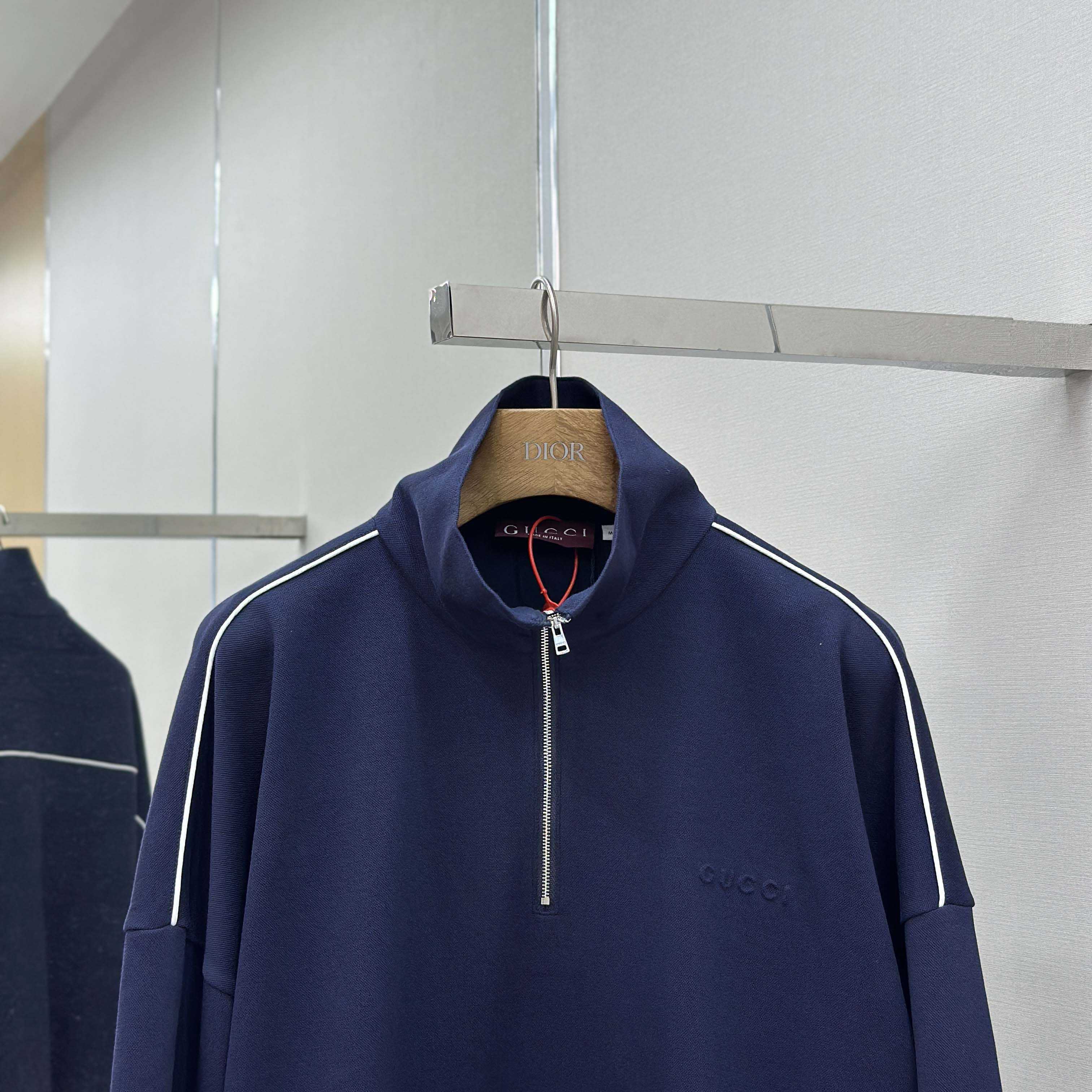 Gucci Technical Jersey Sweatshirt With Embossed Logo - EUR FASHION